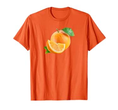オレンジ フルーツ 韓国 [SEASEE] ORANGE T-SHIRTS Amazon | オレンジ色のフルーツプリント Tシャツ | Tシャツ